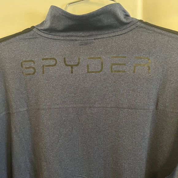 Spyder Active Men's Full Zip Jacket  Size L G Blue New with Tags - Picture 8 of 10